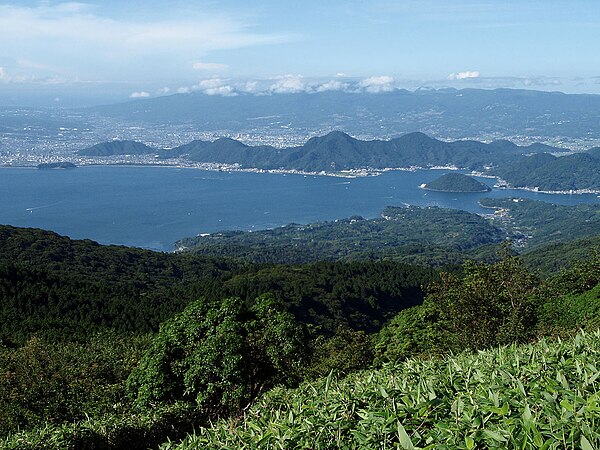 View from Mount Kinkan