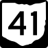 Маркер State Route 41