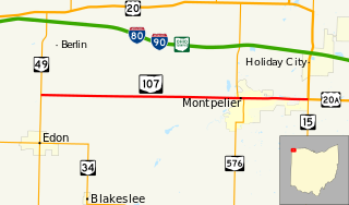 Ohio State Route 107 Highway in Ohio