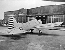 An OS2N-1 at the Naval Aircraft Factory, 1941. OS2N-1 Kingfisher at Naval Aircraft Factory 1941.jpg