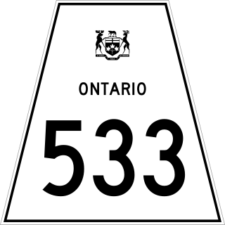 <span class="mw-page-title-main">Ontario Highway 533</span> Ontario provincial highway