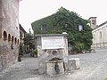 Fountain in a little square