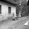 Otroci z otroškim vozičkom, Spodnji Dolič 1963.jpg