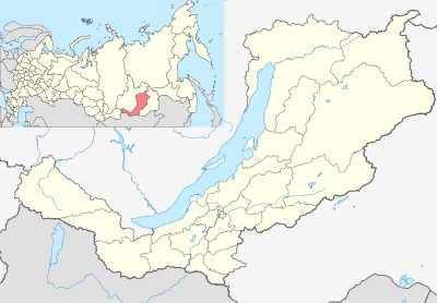 Sijaintikartta Venäjä Burjatia