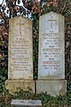 English: Gravestones of family Horsetzky Deutsch: Grabsteine der Familie Horsetzky