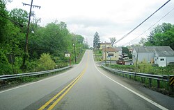 Elrama along northbound PA 837