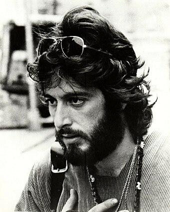Pacino as Frank Serpico in a publicity portrait
