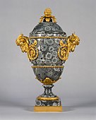 Vase with gilt bronze ornaments; c. 1780; 61 cm × 40.6 cm (24.0 in × 16.0 in); Metropolitan Museum of Art