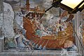 Лаццаро Тавароне. Фреска з зораженням вітрильника як нагадування про могутній флот Генуї, палаццо Белімбау. Генуя, фото 2016 р.