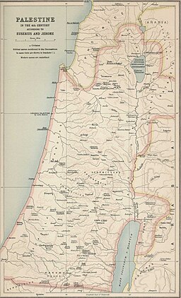 Palestine according to Eusbius and Jerome - Smith 1915