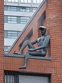 Peaky Blinders statue at Assay Lofts - Charlotte Street, Jewellery Quarter (49249894501).jpg