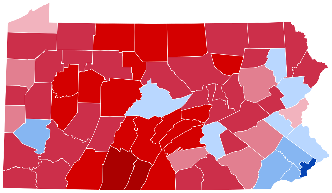 File:Pennsylvania Presidential Election Results 2016.svg