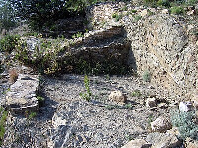 Archaeological findings at the Penya del Moro (Sant Just Desvern, 2007)