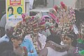 People with Tribal costumes at Yanamalakuduru Shivaratri celebrations 03