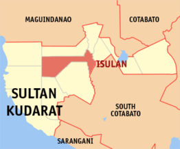 Kaart van Isulan