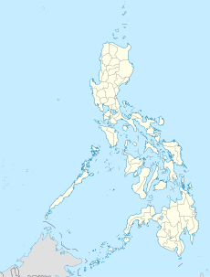A map of Philippines with Manila marked in the north of the country.