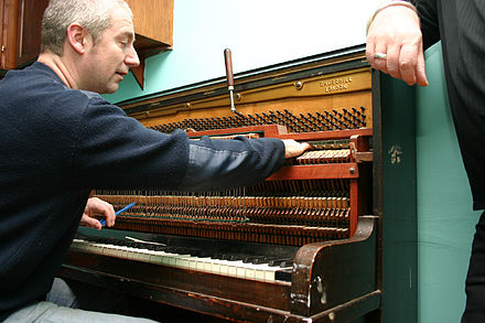 A piano tuner