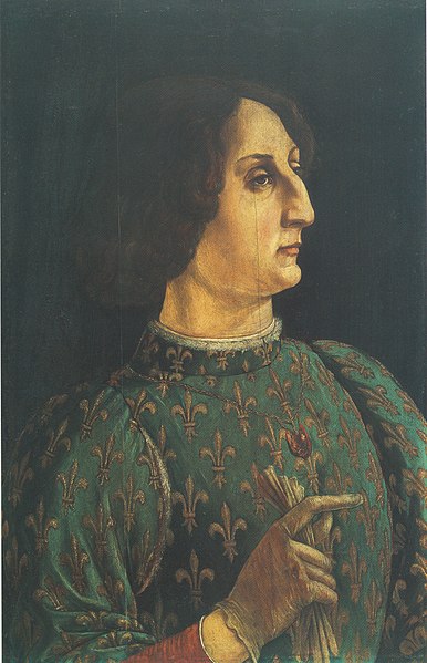 File:Piero Pollaiuolo - Portrait of Galeazzo Maria Sforza - Uffizi 2.jpg