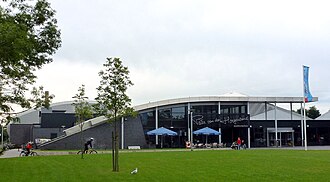 The Pieter van den Hoogenband Zwemstadion in 2012 Pieter van den Hoogenband Zwemstadion Eindhoven.JPG