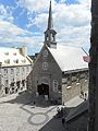 The Notre-Dame-des-Victoires Church in Quebec City, the oldest church in Quebec.