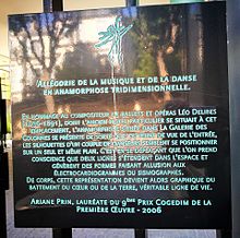 Plaque en mémoire du compositeur Léo Delibes, en face du parc Roger-Salengro.