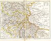 100px plate 25. sect. iv  east punjab and kashmir from maps of constantine 1893 hand atlas