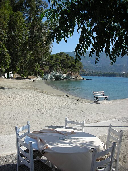 Poros Coastline in Greece