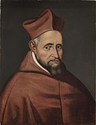 Portret van kardinaal Robertus Bellarminus, onbekend, schilderij, Museum Plantin-Moretus (Antwerpen) - MPM V IV 110 (cropped).jpg