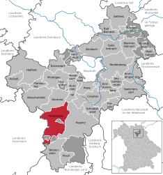 Pottenstein - Harta