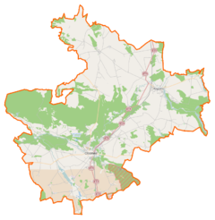 Mapa lokalizacyjna powiatu obornickiego