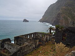 Ruines de l'ancienne sucrerie.