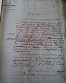 Свидетелство на Братството на Даме Попов, подписано от Владимир Кусев, 31 май 1921 г.