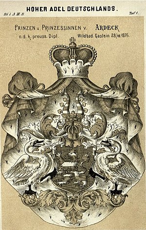 Wappen der Prinzen und Prinzessinnen von Ardeck