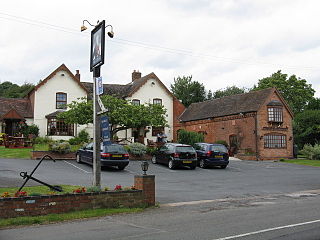 Berrow Green village in United Kingdom