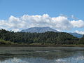 Laguna La Poza con El volcán Calbuco de fondo, 2009