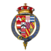 Quartered arms of Sir William Brooke, 10th Baron Cobham, KG.png