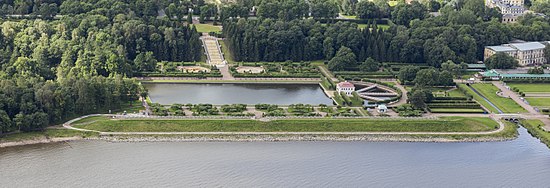 Marli Palace in the lower garden area