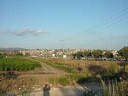 Pohled na Ramat Jišaj od vesnice Alonim