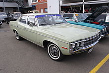 First generation Rambler Matador sedan in New South Wales assembled by AMI Rambler Matador (15896910935).jpg