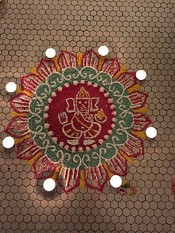 Rangoli, Ganesh