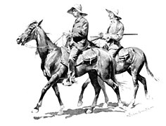 Cowboys a caballo (1895).