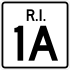 Route 1A marker