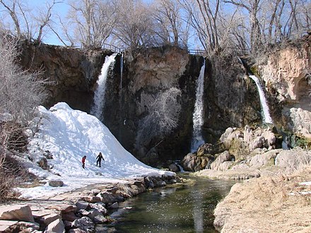 Rifle Falls State Park, north of Rifle