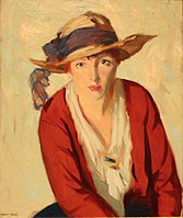 The Beach Hat, 1914, oil on canvas, The Detroit Institute of Arts