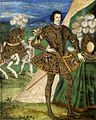   This image is a JPEG version of the original PNG image at File: Robert Devereux, 2nd Earl of Essex, attributed to Nicholas Hilliard.png. Generally, this JPEG version should be used when displaying the file from Commons, in order to reduce the file size of thumbnail images. However, any edits to the image should be based on the original PNG version in order to prevent generation loss, and both versions should be updated. Do not make edits based on this version. Admins: Although this file is a scaled-down duplicate, it should not be deleted! See here for more information. Robert Devereux, 2nd Earl of Essex, attributed to Nicholas Hilliard, c.1587. National Portrait Gallery: NPG 6241