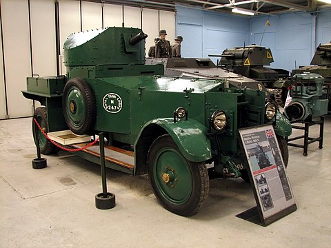 Rolls-Royce Armoured Car in The Tank Museum, Bovington