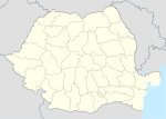 Alexandria (olika betydelser) på en karta över Rumänien
