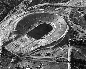 Rose Bowl stadium (built 1921-22)