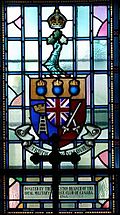 Window donated by Royal Military Colleges Club of Canada Royal Military College of Canada Chapel stained glass window.jpg