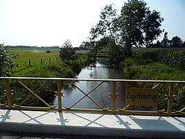 Ruiten Aa vanaf de Engelkensbrug ten zuidoosten van Wessinghuizen